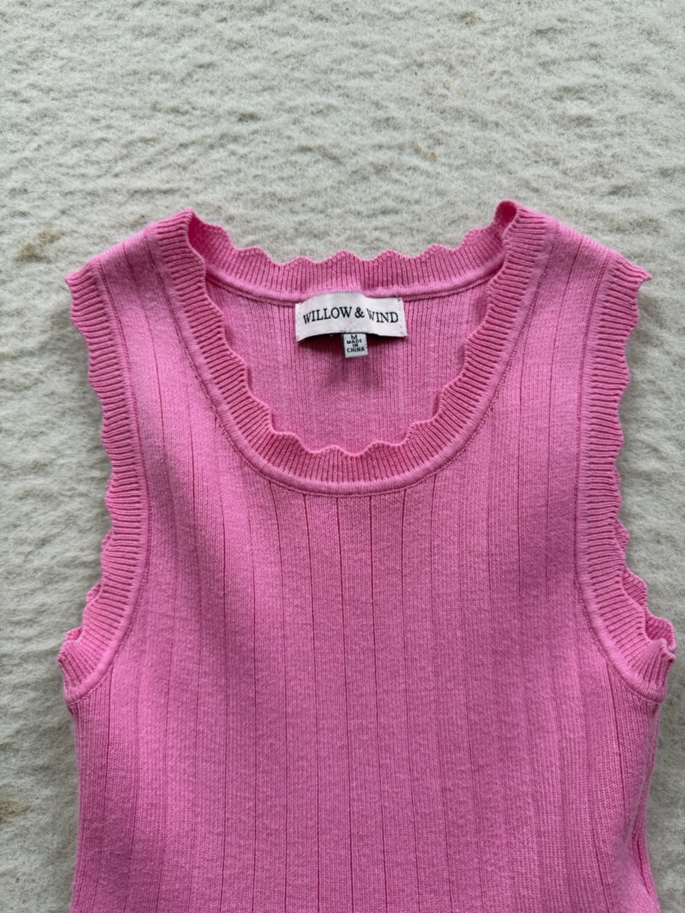 Willow & Wind Pink Knit Tiered Dress - Picture 6 of 15